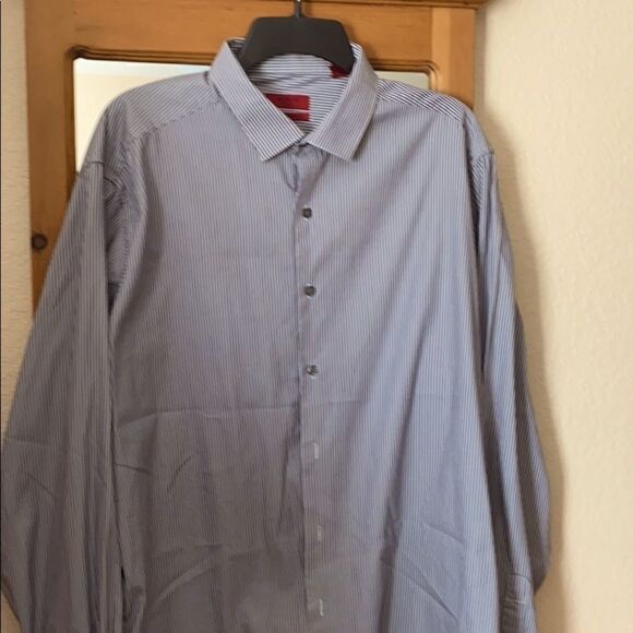 Alfani Fitted Casual Button Down Shirt. Size XL - Picture 2 of 4